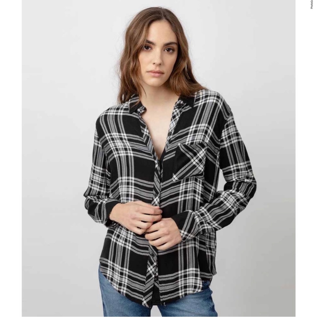 Rails Hunter Long Sleeve Plaid Button Down Shirt